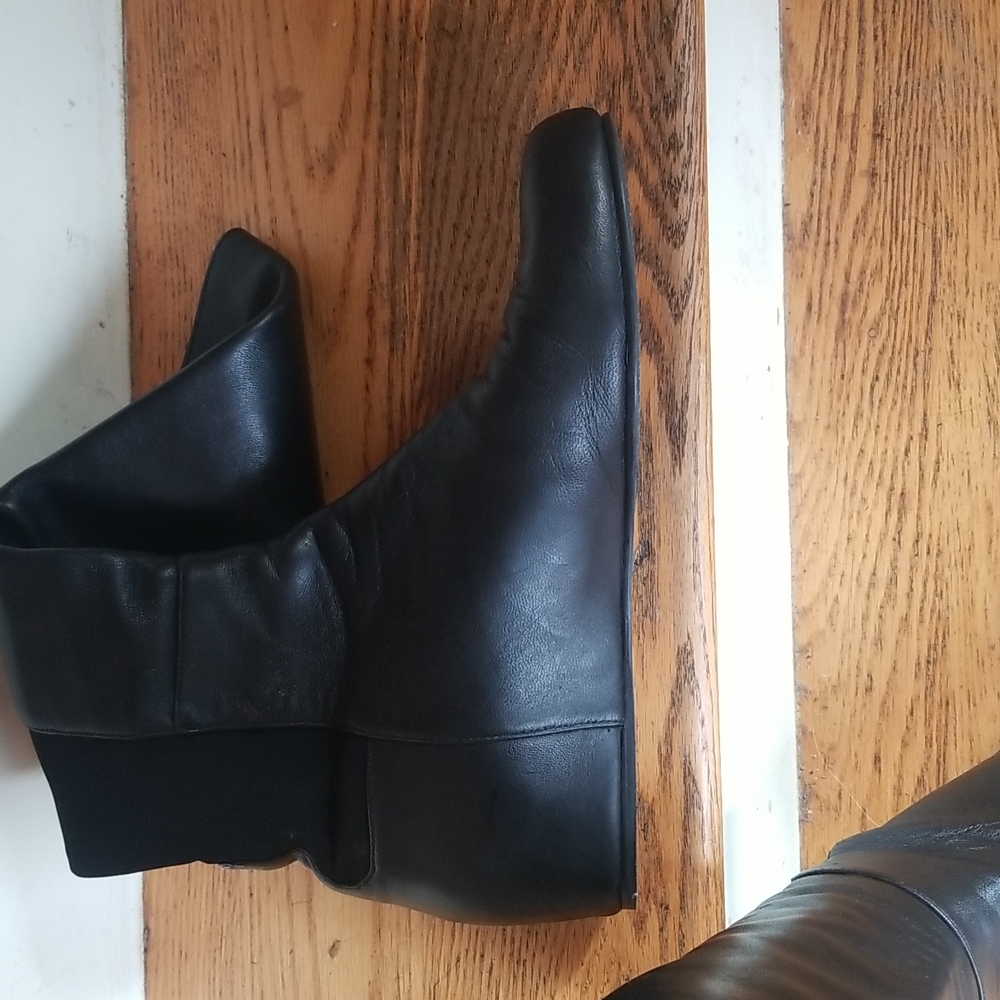 Stuart Weitzman Shapely Leather Boots Size 8 M , … - image 5